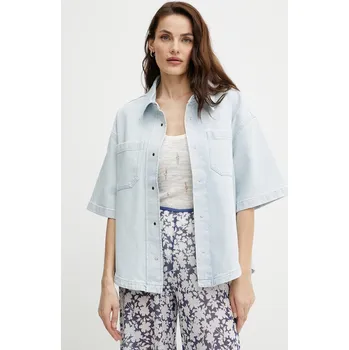 Pánská košile Džínová košile Ivy Oak ERICA IO112365 modrá 50J, vel. M