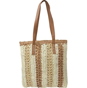 Nákupní taška Béžová plážová taška kabelka Beach Bag - 36*2*40 cm