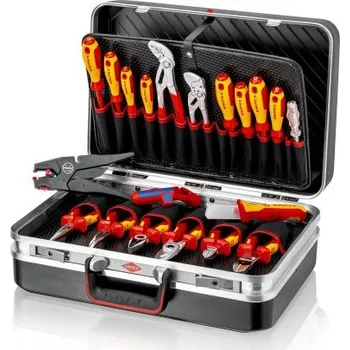 Kufřík na nářadí barva Černá, ABS, Hliník Kufřík na nářadí 480 x 370 x 80mm Knipex