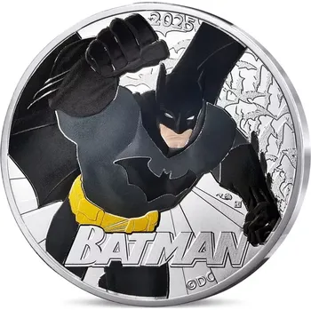 Stříbrná mince Batman 13g 2025 Coloured