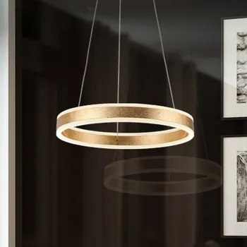 Schuller Valencia Závěsné světlo Helia LED, zlatá barva, Ø 50 cm, kov - Stříška - Ø 19 cm, výška 4 cm zlato LED 55 W celkem - Doprava zdarma