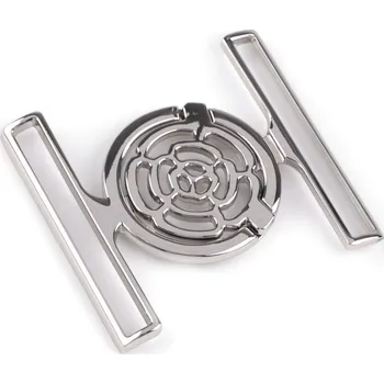 Kovové zapínání / opasková spona, průvlek 50 mm, malé, 1 nikl