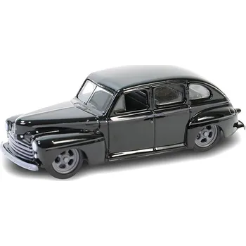 autíčko Ford Fordor Super Deluxe Lowrider 1948 Black Bandit 1:64 Ford Fordor Super Deluxe Lowrider - kovový model 1/64