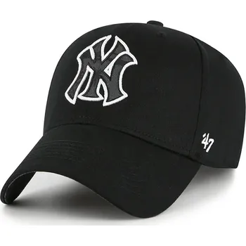 Módní doplněk Bavlněná baseballová čepice 47 brand MLB New York Yankees B.FIJMP17CTP.BK černá 99X, vel. ONE SIZE