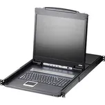 Aten CL-1308N 8-port KVM PS/2+USB, OSD, rack, 19" LCD, touchpad, klávesnice - CL-1308N