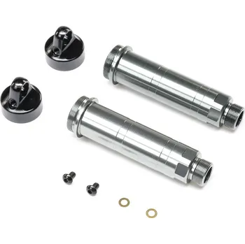 RC vybavení 1:8 Losi LMT Monster Truck 2.0 4WD: Tělo tlumiče, víčko pro tlumič s tlumením (2 ks)