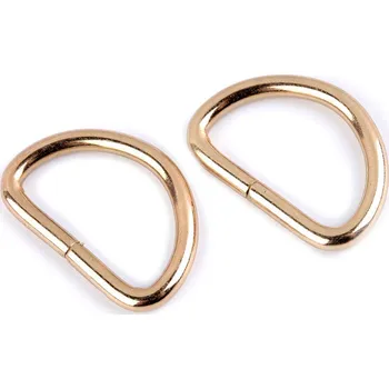 Galanterie Polokroužek šíře 25 mm, barva 2 zlatá