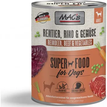 Krmivo pro psa KONZ. MACS DOG SOB, HOVĚZÍ A ZELENINA - 400 g