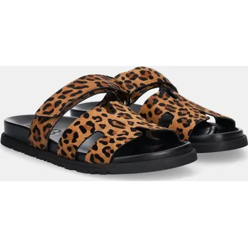 Pánské pantofle Semišové pantofle Answear.LAB LT592L.97 hnědá 88X, EUR 41