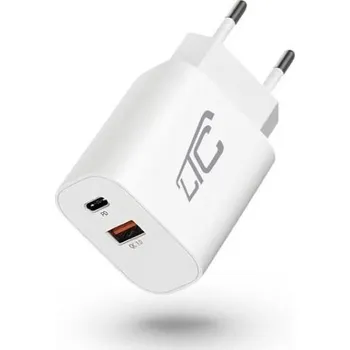 modulární přístroj a rozvaděč Napáječ, síťový adaptér 2x USB-C 20W PD QC 3,0 LTC