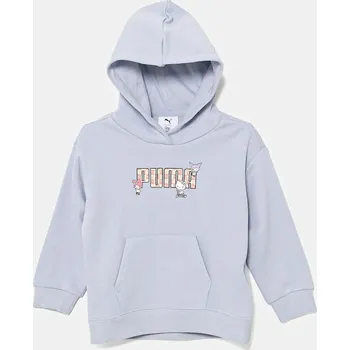 Chlapecká mikina Dětská mikina Puma HELLO KITTY & FRIENDS Relaxed Hoodie TR 630063 modrá 05X, vel. 122