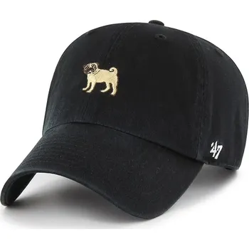 Kšiltovka Bavlněná baseballová čepice 47 brand Dog Base Runner Icon XX.BSRIC1411GWS.BKH černá 99X, vel. ONE SIZE