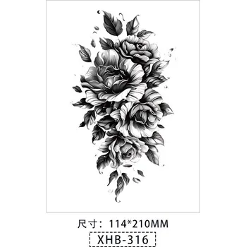 Odstranitelné tetování Dočasné voděodolné tetování - Květiny- XHB -316