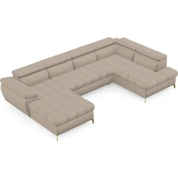 Sedací souprava Sedací souprava LUGANO III | 174x344x202 | rozkládací + 2x úložný prostor | VÝBĚR TKANIN a NOŽIČEK