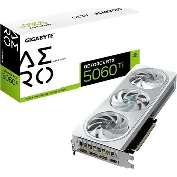 Grafická karta GIGABYTE GeForce RTX 5060 Ti AERO / OC / 8GB / GDDR7