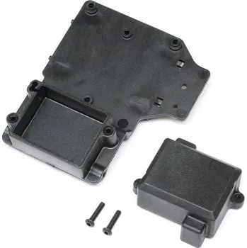 RC vybavení 1:8 Losi LMT Monster Truck 2.0 4WD: Krabička přijímače a držák regulátoru