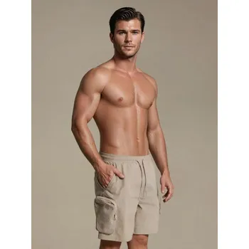 Sinsay - Koupací kraťasy - béžová - 347DH-08X - 347DH-08X-S