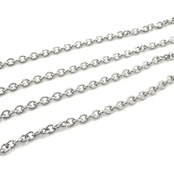 Materiál na výrobu šperku Řetízek z chirurgické oceli 4x3 mm - 1 m