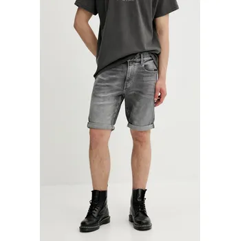Pánské kraťasy Džínové šortky G-Star pánské, šedá barva D10481.D535 09J, vel. 33