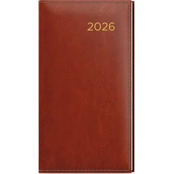 Kancelářské potřeby Týdenní diář - Jakub - Premier - kapesní - hnědá