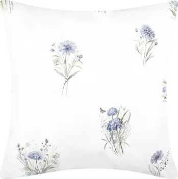 Povlak na dekorativní polštářek DARRÉ Bavlněný povlak na polštář Nebeské kvítí Velikost: 40 x 40