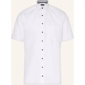 Pánská košile Olymp Pánská Košile S Krátkým Rukávem Luxor Modern Fit, bílá, 44