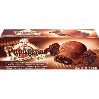 Cukrovinka Papagena Piškoty s čokoládovou náplní 150g