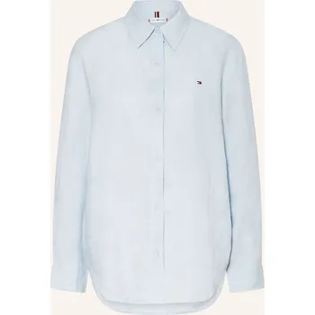 Tommy Hilfiger Dámská Lněná Košilová Halenka, tmavě modrá, 40