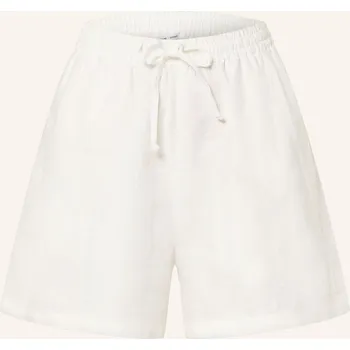 Samsøe Samsøe Dámské Lněné Šortky Maren, bílá, 40