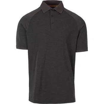 Pánské polo triko Trespass DLX Kelleth velikost S black marl