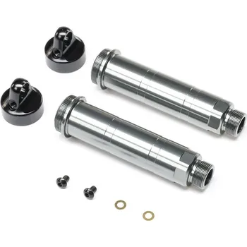 RC vybavení 1:8 Losi LMT Monster Truck 2.0 4WD: Tělo tlumiče, víčko pro tlumič s vnitřní pružinou (2 ks)