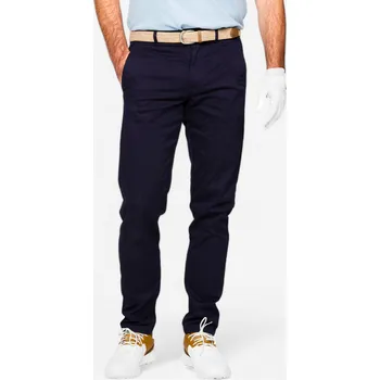 Pánské kalhoty INESIS Pánské golfové bavlněné kalhoty MW500 2XL MODRÁ