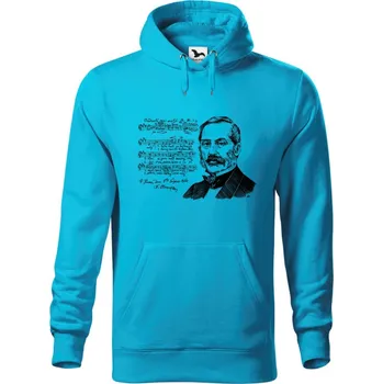 Dámská mikina Mikina - František Škroup Barva: Modrá - tyrkysová (44), Velikost: XXL, Střih: Pánské