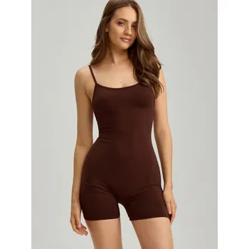 Overal na ramínka - XS - House - hnědý - 781GP-88X