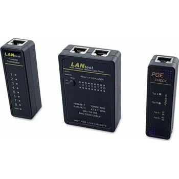 Tester kabelu Equip Tester síťových kabelů Equip 129968, černý