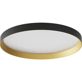 Redo 01-3750 Dama, černo-zlaté stropní svítidlo, LED 40W, 3000/4000/5000K, průměr 45cm