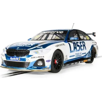 RC model letadla Autíčko Touring SCALEXTRIC C4526 - BMW 330e NGTC - Laser Tools - Jake Hill 2023 (1:32)