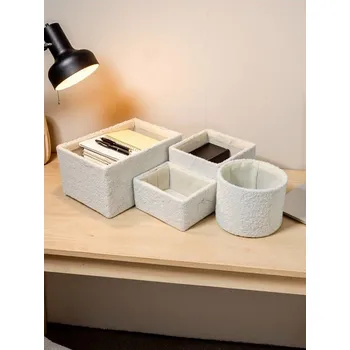 Úložný box Sinsay - Sada 4 úložných košíků - béžová - 830FZ-08X - 830FZ-08X-ONE