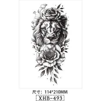 Odstranitelné tetování Dočasné voděodolné tetování -Lev XHB - 493