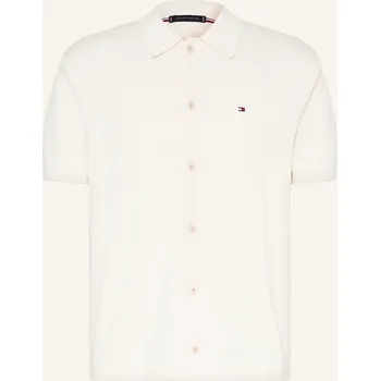 Pánská móda Tommy Hilfiger Pánská Úpletová Košile Regular Fit, režná, 42