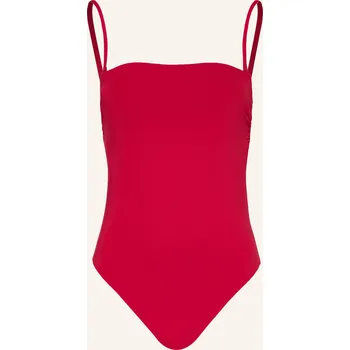 Dámské plavky Calvin Klein Dámské Bandeau Plavky, červená, 36