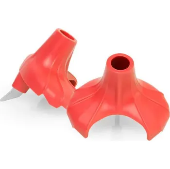 Sjezdová hůlka HAAKON Košíčky Icebreaker červené 50 MM ČERVENÁ