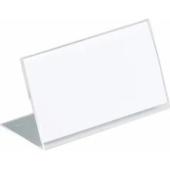Durable Odolný akrylový štítek 52x100mm průhledný, balení po 10 kusech