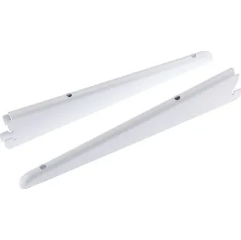 Televizní držák Nástěnný montážní držák, Ocel barva Bílá ze systému modulárních polic x 270mm RS PRO