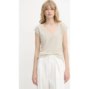 Pánské oblečení Tričko Morgan DILI béžová 80X, vel. L