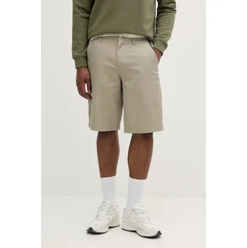 Dámské kraťasy Šortky s příměsí lnu Calvin Klein Jeans J30J327303 béžová 80X, vel. 34