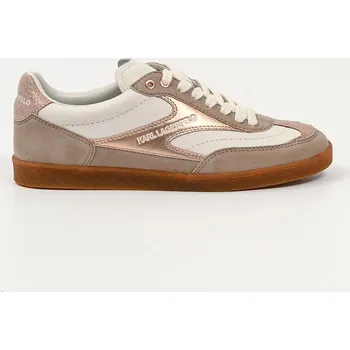 Dámské tenisky Kožené tenisky Karl Lagerfeld KANDIDATE béžová barva, KL63855 KL63855.3PT 80X, EUR 39