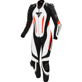 Moto kombinéza Shima Miura RS bílo-černo-fluo červená 36