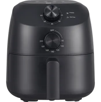 fritéza aeco Cube horkovzdušná fritéza, 2 l, 1 150 W, funkce časovače, bez BPA, nepřilnavý povlak, černá