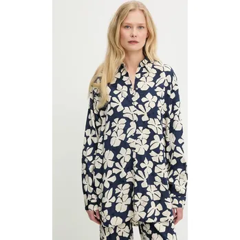 Dámská košile Košile Answear.LAB dámská, modrá barva, relaxed, s klasickým límcem 34114.tos 55X, vel. S/M